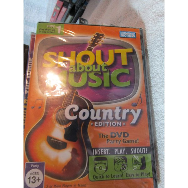 Shout About Music Country Edition by Parker Brothers