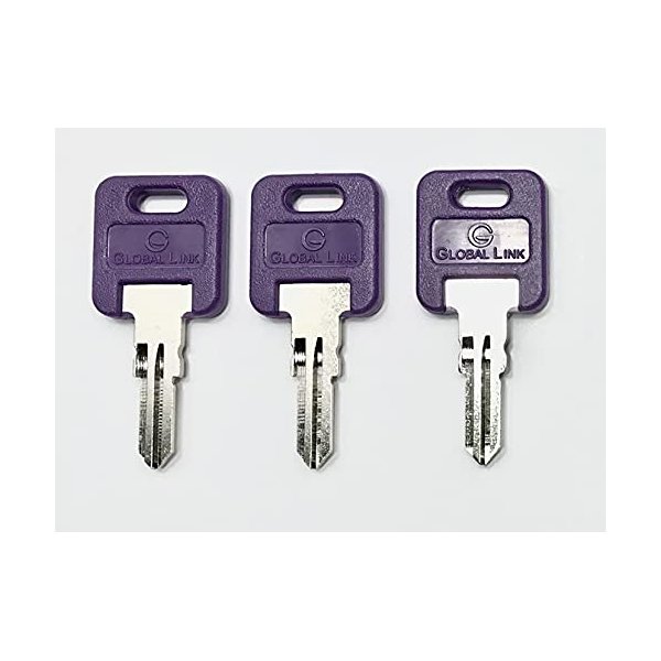 Global Link G363 Purple RV Keys (3 Keys)
