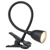 Newhouse Lighting NHCLP-OL-BK Olivia LED Clamp Light Desk Lamp with Flexible Gooseneck, 3 Brightness Levels & 3 Color Modes, Black