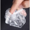 100Pcs Plastic Disposable Clear Elastic Ear Cover Waterproof Ear Protector Ear Cap Earmuffs for Hair Dye Shower Bathing Home Salon Use Women Men