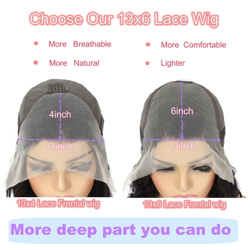 EMOBANA Bob Wig Human Hair 13x6 Lace Front Wigs 14 Inch Loose Body Wave HD Lace Frontal Wigs Glueless Wigs Human Hair Pre Plucked Wear and Go Short Bob Wigs for Black Women Natural Black Color