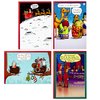 Hallmark Shoebox Funny Christmas Boxed Cards Assortment, Cartoons (4 Designs, 24 Christmas Cards with Envelopes)