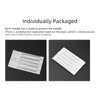 ATOMUS Body Piercing Needles, 10pcs Stainless Steel Sterile Disposable Ear Nose Navel Nipple Lip Piercing Needles (10pcs 12G)