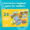 Upbounders Camping Outdoors Memory Match Beginner Board Game for Toddlers, Joyfully Diverse and Inclusive Cast of Characters in Rural Nature Scenes (Multicultural)