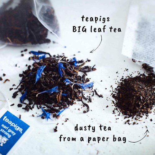 teapigs Strong Darjeeling Earl Grey Herbal Loose Tea, 250g, Citrus Bergamot & Lime, Strong, Bold Black Tea Blend