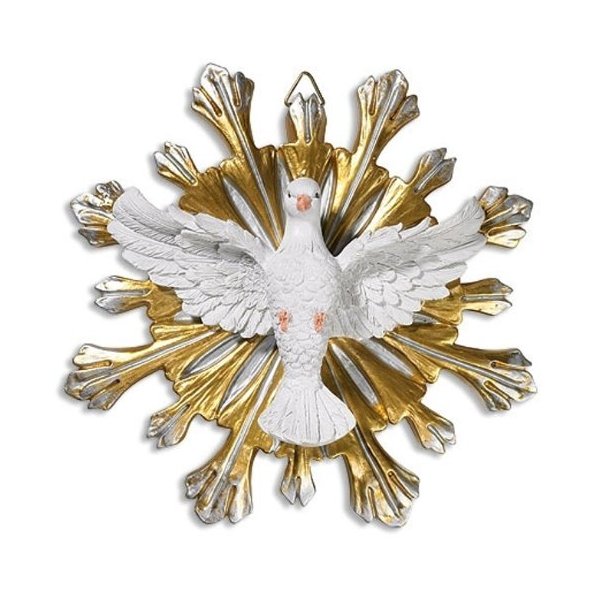 Religious Gifts Confirmation Keepsake Gift Holy Spirit of God 7 Inch Wall Plaque Trinity Dove Statue