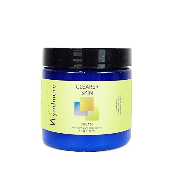 Wyndmere Clearer Skin Cream - Made with All Natural Ingredients and 100% Pure Essential Oils - Moisturizing - 4oz