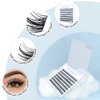 Lash Clusters 84 Pcs Cluster Lashes Eyelash Clusters DIY Cluster Eyelash Extensions Individual Lashes Thin Band & Soft(Cloudy,D-16mm)