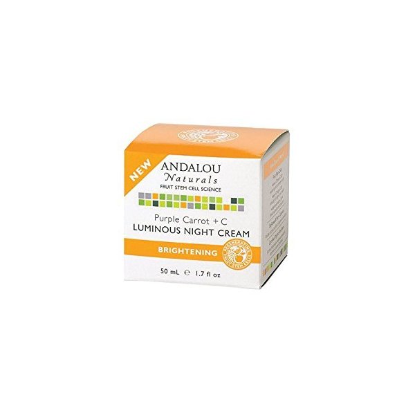 Andalou Naturals Night Cream Prpl Crrt+C 1.7 Oz