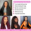 PXTPXT 360 Lace Front Wigs Human Hair Pre Plucked Deep Wave Lace Front Wigs Human Hair Wigs for Black Women with Baby Hair Natural Hairline Deep Culy 360 Full Lace Human Hair Wigs 22 Inch