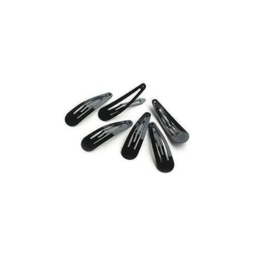 Black Metal Tic Tac Tik Tak Hair Clips Pins for Women & Girls.TRIPIN