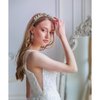 Jaciya Silver Maid of Honor Headband Rhinestone Headband Bachelorette Party Accessories Maid of Honor Gifts Bridal Shower Favors