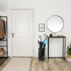 ZENFUN Metal Umbrella Holder, Umbrella Stand for Entryway, Square Umbrella Organizer, Umbrella Rack Storage Bin Freestanding for Home, Office, Hotel, Black, 5.9 x 5.9 x 15.7 Inches