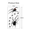 10 Sheets Halloween Temporary Tattoos for Women Men, Horror Black Skull Ghost Spider 3D Fake Tattoos Sticker for Boys Girls Day of The Dead Tattoos Decals Accessories for dia de los muertos Party