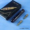Ambition Complete Tattoo Kit - Wireless Tattoo Machine with 2pcs Power Supply Coreless Motor 20pcs Tattoo Cartridge Needles Rotary Tattoo Cartridge Pen with 1500mAh Power Supply Digital LCD Display