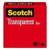 Scotch Transparent Tape, 3/4 in x 2592 in, 3-Inch Core, 1 Box/pack (600)
