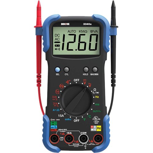 Innova 3340 Professional Automotive Digital Multimeter, Black