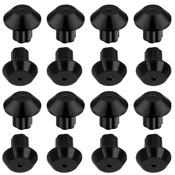 PETIT MANON 16PCS WB2K101 Rubber Feet Replacement for GE, Rubber Grate Feet for Kenmore Range Burner Grate, Gas Stove Top Cooktop Burner Grates Replaces WB02K0101 WB02T10461 AP2622260 PS241358