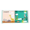 Lucy Darling Little Animal Baby Memory Book - First Year Journal Album To Capture Precious Moments - Milestone Keepsake For Boy Or Girl - Baby Gift - Made In USA