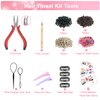 Ainani Hair Tinsel Kit (48 Inch, 20 Colors, 4600 Strands), Fairy Tinsel Hair Extensions with Tools, Heat Resistant Glitter Hair Tinsel Kit for Girls Women Kids Hair Accessories