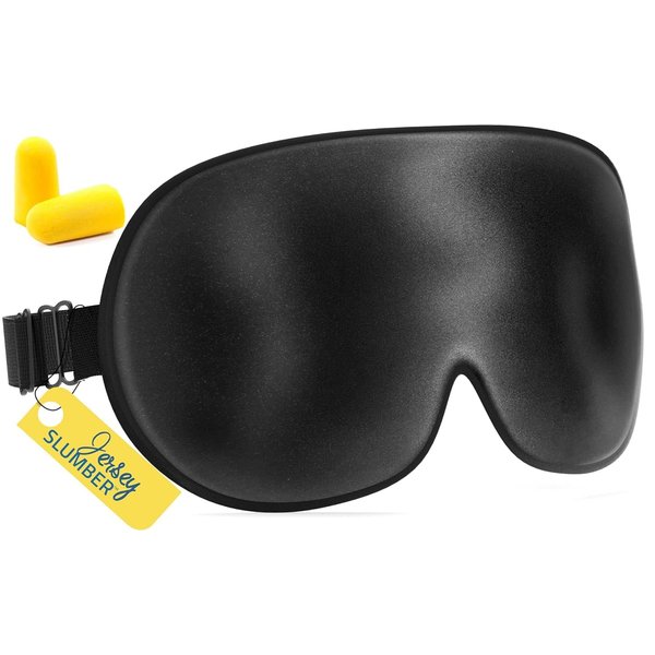 Silk Sleep Eye Mask for Men Women, Super Soft Eye Mask for Sleeping Silk with Adjustable Strap, 100% Pure Silk, Gift for New Year, Christmas, Sleeping Aid Blindfold, Blocks Light, Travel Eye Mask