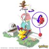 MEGA Pokémon Building Toys Set, Countryside Windmill with 240 Pieces, Motion and 3 Poseable Action Figures, for Kids