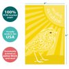 Tree-Free Greetings - All Occasion Cards - Artful Designs - 12 Greeting Cards + White Envelopes - Made in USA - 100% Recycled Paper - 4 x 6 - Sunshine Season (FS54317)