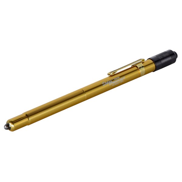 Streamlight 65024 Stylus 11-Lumen White LED Pen Light with 3 AAAA Alkaline Batteries, Gold