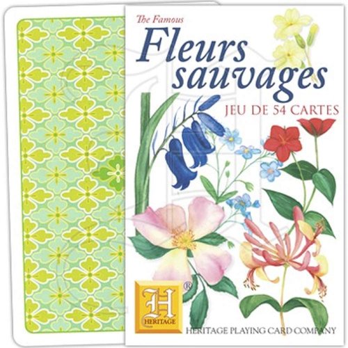 Wild Flowers Playing Cards