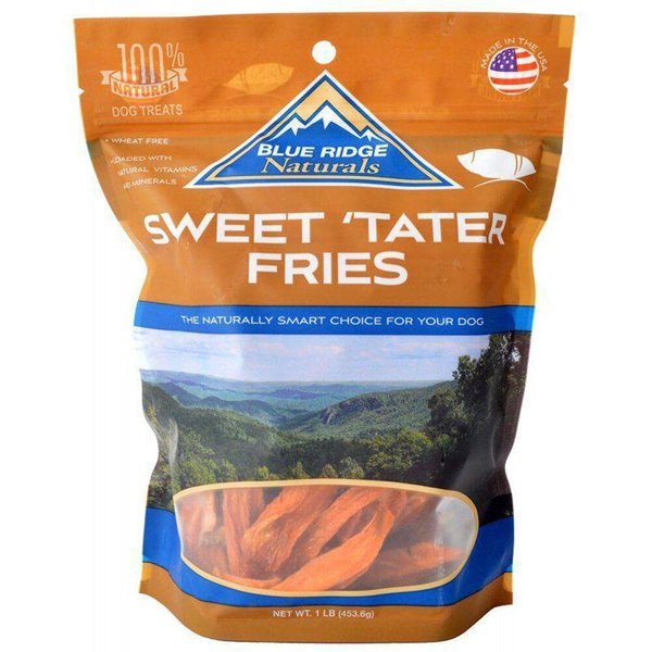 Blue ridge Naturals - Sweet Tater Fries (1 lb.) - Naturally Healthy Dog Treats