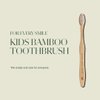 Plus Ultra Kids Bamboo Toothbrush - Biodegradable, Eco-Friendly and BPA Free Soft Bristle Toothbrush - Dentist-Approved All-Natural Toothbrush with “Brush Smile Repeat” Etched on Handle - 1 Pack