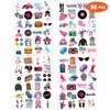50s Temporary Tattoos for Fans, Themed 50s Birthday Party Decorations Favors Party Supplies 96PCS Tattoo Sticker Women Men Gifts Boys Girls Classroom School Prizes