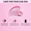 Nykaa Naturals Gua Sha Stone - Tones Facial Muscles, Reduces Eye Bags - Prevents Acne and Reduces Black Circles - Rose Quartz - 1 pc