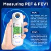 Peak Flow Meter with Bluetooth APP Spirometer for Asthma COPD Monitor PEF FEV1 Home Medical 300 Records Kids Adults