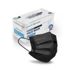 Made in USA, ASTM Level 3 Face Mask by EG ECOGUARD, 3-ply / 50 Pack / Disposable / Breathable (Black, Adult)