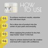MY DE LUCA - OPEN Flossy Hair Wax for Men, Hair Gel Alternative with Remoldable Pomade Hair Care Formula, Water-Based Hair Products for Styling and Adding Volume, 100 ml