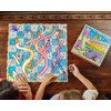 eeBoo: Dragons Slips & Ladders Board Game, Develops Counting and Patience Skills for Children, a Shiny Board Game of Ups & Downs, Perfect for Ages 5 and up