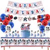 KEFAN Hockey Party Decorations, Ice Hockey Birthday Party Supplies Favors Includes Banner, Cake Toppers, Latex Balloons, Tablecloth for Hockey Lovers Boys Kids’ Birthday Party (banner)