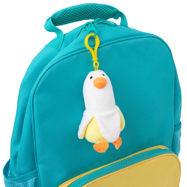 Buck The Banana Duck Keychain Plush Toy, Banana Duck Plushie, Backpack Buddy