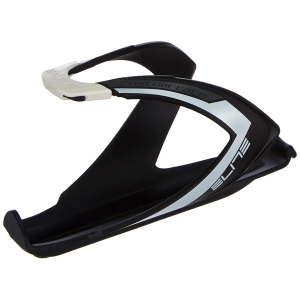 Elite 0061676 Custom Race Water Bottle Cage, Black/White