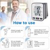 LotFancy Wrist Blood Pressure Monitor for Home Use, Blood Pressure Machine Adjustable Wrist Cuff (5.3”-8.5”) Digital BP Machine with Large LCD Display, 120 Memory with Carrying Case