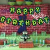 Superhero Happy Birthday Decorations Green American Comics Birthday Party Banner 1st Birthday Party Supplies Favors