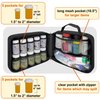 StarPlus2 Large Padded Pill Bottle Organizer, Medicine Bag, Case, Carrier for Medications, Vitamins, and Medical Supplies - Travel Medicine Organizer and Home Storage Med Bag - Black (Without Lock)