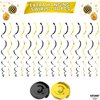 KatchOn, Happy New Year Hanging Swirls - Pack of 32 | NYE Decorations 2024 | New Years Eve Party Supplies 2024 | Happy New Year Decorations 2024 | New Years Hanging Decorations | Nye Decorations 2024