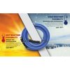 BLUBIRD BB3815 3/8" x 15' Rubber Air Hose, 100% Rubber, Lightest, Strongest, Most Flexible, 300 PSI, 50F to 190F Degrees, Ozone Resistant, High Strength Polyester Braided