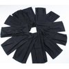 Carede Black Wide Headbands for Women Workout Yoga Running Headbands Head Wrap Sweat Bands Hair Bands for Women's Hair,Pack of 12