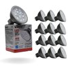 SATCO S9495 Reflector LED Light Bulb MR16 6.5 Watt 12 Volt 2700K Warm White Light 40 deg. Beam Angle; GU5.3 Base (12 LED Light Bulbs)