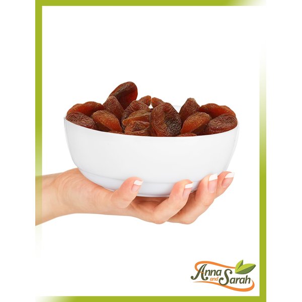 Anna and Sarah Organic Dried Apricots No-Added Sugar, Sweet and Tangy Delights for Snacking, Unsulphured, in Resealable Bag 2 Lbs