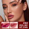 YBUETE Peel Off Lip Liner Stain, Peel Off Lip Stain with Matte Finish, Peel Off Mask Tint, Waterproof, Long Lasting, Transfer Proof Red Lip Tint, Highly Pigmented Color