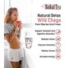 Chaga Tea - 100% Wild Siberian Birch Chaga Mushroom - Organic - 30 Unbleached Tea Bags - Pure No Additives - Natural Detox and Digestive Support - Hand-Picked by Baikal Tea